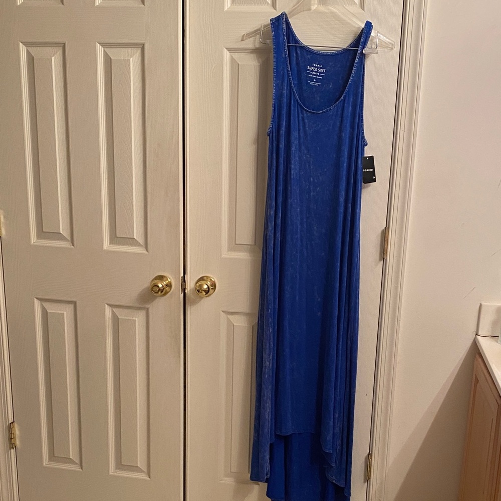 torrid Royal Blue High-Low Maxi Dress